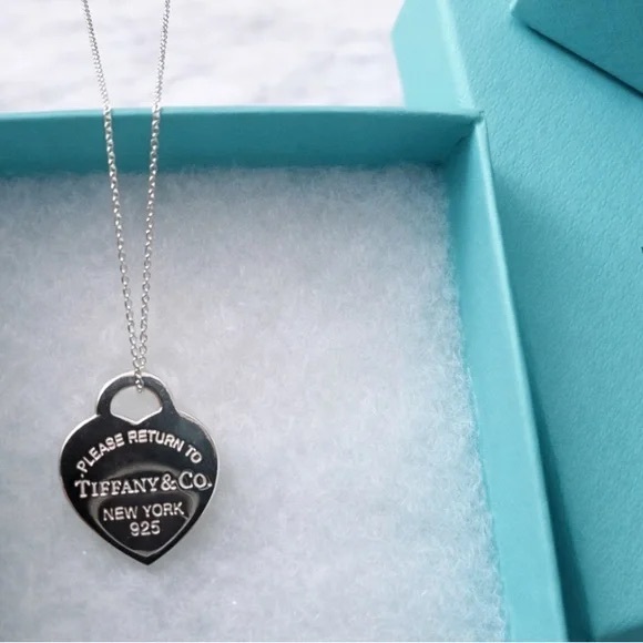 Tiffany &  Co. Jewelry - Tiffany & Co. Sterling Silver Heart Tag Necklace
